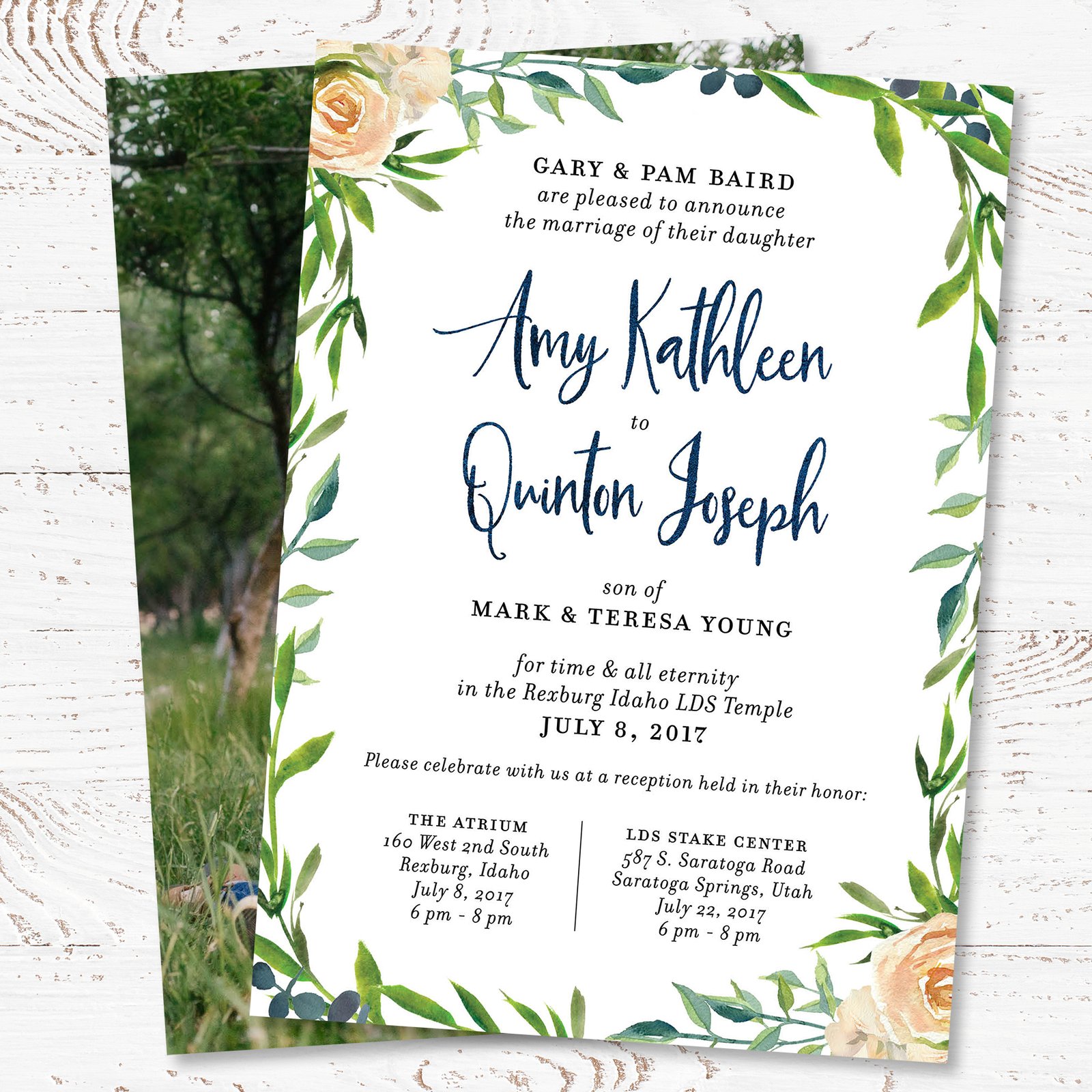 Wedding on sale invitation crafts